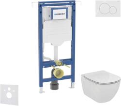 Geberit Duofix - Előfali szerelőkészlet, WC és ülőke Ideal Standard Tesi, Sigma01, alpesi fehér SANI11CD3125 (SANI11CD3125)