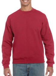 Gildan GI18000 Kereknyakú Pulóver 3XL, Antique Cherry Red
