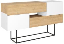 ASIR GROUP Mone Komód, 145 Cm, Tölgy-Fehér