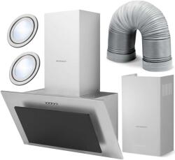 Berdsen Kéményháztető 60 cm Inox + fekete BT-209 (3209)