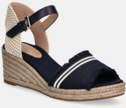 Tommy Hilfiger sandale FRINGE CANVAS MEDIUM WEDGE 9BYA-OBD03C_59X