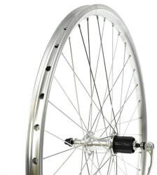 Malvestiti Velogo Malvestiti 26-os (559 mm) MTB hátsó kerék, gyorszáras tengellyel, kazettás lánckeréksorhoz, ezüst színű