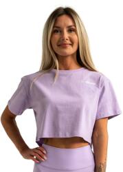 GymBeam Maiou pentru femei Limitless Cropped T-shirt Lavender L