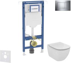 Geberit Duofix - Előfali szerelőkészlet, WC és ülőke Ideal Standard Tesi, Sigma30, króm SANI11CD1110 (SANI11CD1110)