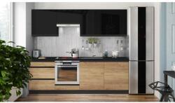 EMS Konyhabútor MARINA 240 cm Craft tölgy/fényes fekete Brick 240 dub/černá lesk (MT0097)