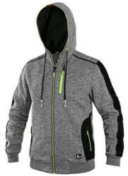 CXS Indiana Kapucnis Pulóver - M, Szürke/Fekete