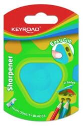 Keyroad Răzătoare din plastic KEYROAD cu două găuri, blister, amestec de culori