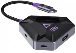 Proove Spectre USB-C HUB 5 az 1-ben (2*USB3.0 + Type-C + PD100W + HDMI) (HBPG10221205)