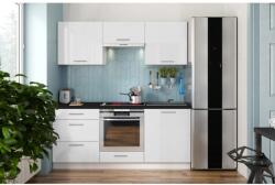 EMS CELESTE konyhasor 180 cm magasfényű fehér EMILIA 180 Biały HG (MT0104)