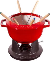 Staub Комплект за фондю Staub 20 см червен 10 части (40511-975-0)