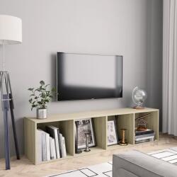 Bútor-market 800264 book cabinet/tv cabinet sonoma oak 143x30x36 cm