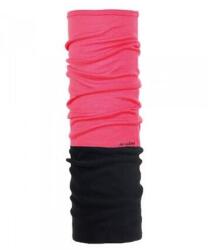 VIKING Multifunkcionális sál Merino Polartec Outside fekete|rózsaszín