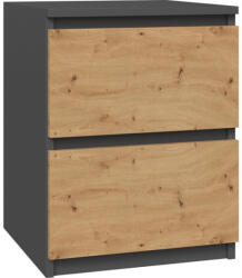 Nidilio W2 Éjjeliszekrény - Antracit/Tölgy