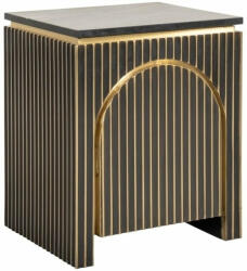 Richmond Les Arcs Luxus Éjjeliszekrény Márvány Aranyozott Réz