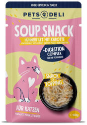 Pets Deli Soup tasak macskáknak csirke 12x40g