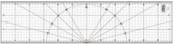 OLFA Шивашки триъгълник 60 cm (MQR-15X60-NON-SLIP)