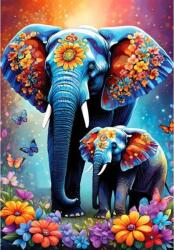 Alipson Puzzle 50154 - Elephants - Maternal Love Collection - 1000 db-os puzzle (50154)