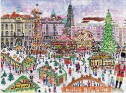 Galison 66763 - Christmas Market, Michael Storrings - 1000 db-os puzzle (66763)