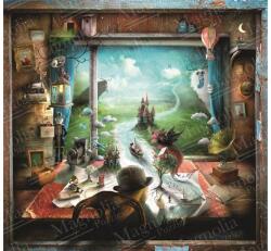 Magnolia 4605 - Grandma's Desk - Alexander Jansson Special Edition - 1023 db-os Square puzzle (4605)