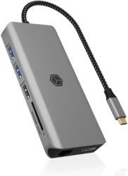 RaidSonic Docking Station USB-C 61059 - USB-C, 2x USB-A, HDMI, RJ-45 Gigabit LAN, Gri antracit (61059) - pcone