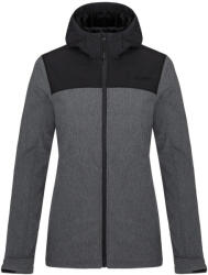 ALPINE PRO Ladies Softshell Jacket Loap Luka M - Szélálló és lélegző M fekete|lila|szürke