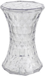 King Home Solo Átlátszó Polikarbonát Kristály Zsámoly