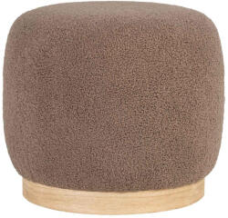 House Nordic Belfort Puff, Barna Bouclé, Fa Láb
