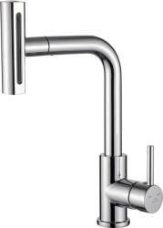 Laveo Rotaro, magas mosogató csaptelep kihúzható 4 funkciós kifolyóval, króm, LAV-BLR_069D (LAV-BLR_069D)
