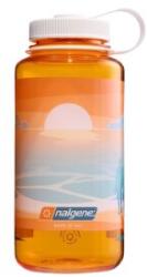 Nalgene Wide Mouth 1000 ml Sticlă Clementine Landscape with Sunset