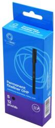 BLUERING Rostirón, tűfilc alkoholos 0, 4mm, OHP Bluering® S fekete - mystock