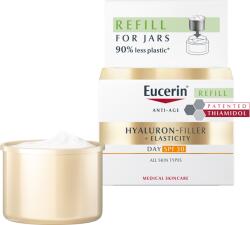 Eucerin Hyaluron-Filler+Elasticity Bőrtömörséget Regeneráló Nappali Arckrém SPF30 öko-utántöltő 50 ml - ekozmetikum
