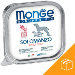 Monge Monoprotein Pate Alutálcás Kutyaeledel (100% Marha) - 24x150 g
