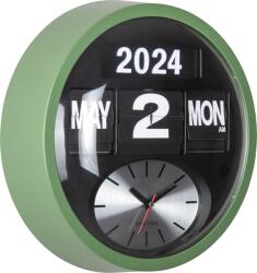 Karlsson Ceas de perete Round Flip, verde (KA6030GR)