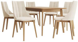  Étkezőgarnitúra Racine 139 (Barna + Magic Velvet 2250)