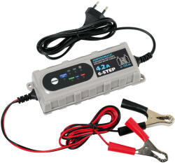 LAMPA Akkumulátörtöltő autóhoz és motorkerékpárhoz 6-12V 4, 2A, Lampa 70179