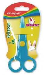 Keyroad biztonsági iskolai olló, bliszteres kiszerelésben, színkeverék