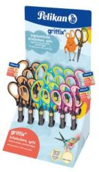 Pelikan Griffix ollótartó állvány 12 db-os színkeverékkel, 4 db-os balkezeseknek, 8 db-os jobbkezeseknek