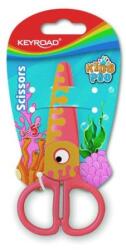 Keyroad iskolai olló, bliszter, halmotívum, narancssárga