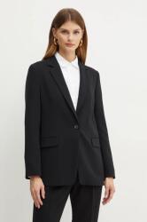 BOSS zakó fekete, sima, egysoros gombolású - fekete 38