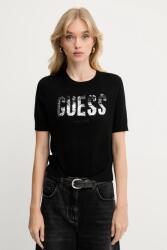 Guess t-shirt LAYLA fekete, W5YR25 Z2NQ2 - fekete S