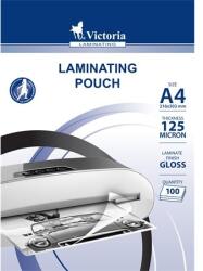 VICTORIA Meleglamináló fólia A/4 Victoria, 125 mikron, fényes (ILKVF1254)