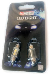  Izzó, szofita, japán, 31mm, 12V, 2W, 2 SMD, fehér, bliszteres (CM58361, HS-56LED222531, HS-72Z42) (SZR00995)