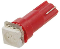  Izzó, műszerfal T5, 12V, 1W, 1 SMD, piros (KC) (SZR00947)