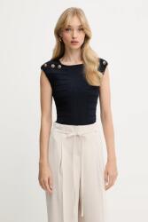 GUESS top EVANGELINE sötétkék, sima, W5YR12 Z0130 - sötétkék M