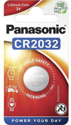 Panasonic CR2032 3V lítium gombelem (1db/csomag) (KS-CR2032-1B-PAN)