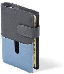 SATURNUS Kalendárium, gyűrűs, betétlapokkal, L , műbőr, SATURNUS, 229 , szürke-kék (26SL229-004) - kellekanyagonline