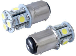  Izzó, VISION P21/5W BAY15d 12V 8x 5050 SMD led, 1db (CM58939)