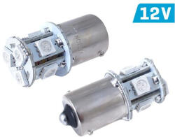 Izzó, VISION PR21/5W BAY15d 12V 8x5050SMD, piros (CM58940)