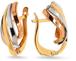 Heratis Forever Háromszínű arany fülbevaló Dahlia IZ24736