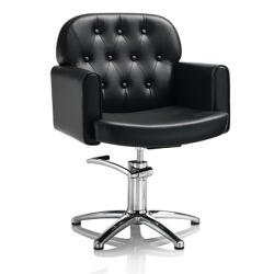  Hair Liberty fekete fodrász szék - csillag talppal (XS375043)